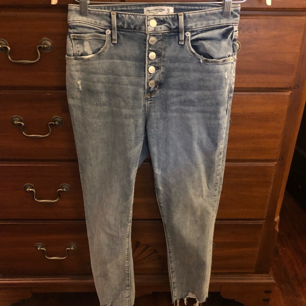 Abercrombie Skinny Ankle High Rise Jeans